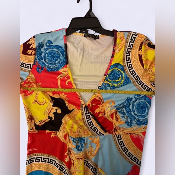 Designer-Inspired Baroque Print Jumpsuit – Size 2X - Picture 10 of 11